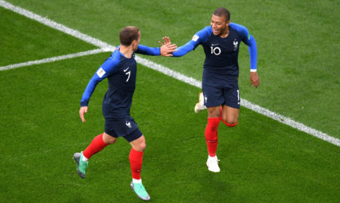 エムバペ、グリーズマンが喜びのインスタ更新…フランスが20年ぶりの優勝に王手 エムバペ、グリーズマンが喜びのインスタ更新…フランスが20年ぶりの優勝に王手