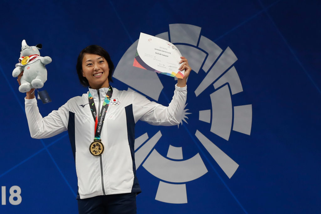 鈴木聡美が100m平泳ぎでアジア大会優勝「50mも優勝目指して引き続き頑張ります!」 鈴木聡美が100m平泳ぎでアジア大会優勝「50mも優勝目指して引き続き頑張ります!」