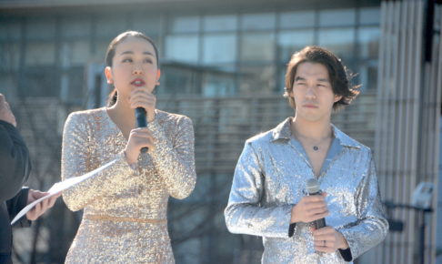 【動画】浅田真央、六本木の屋外でスケート披露…国内では初めての環境に「新鮮な気分」