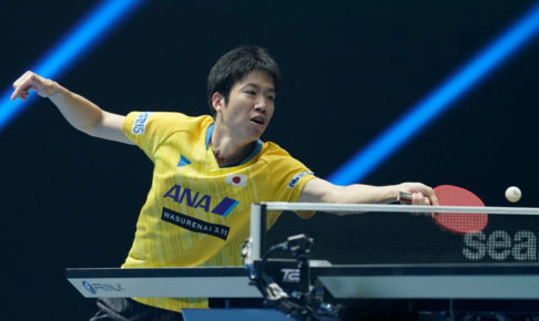 水谷隼、団体戦と混合ダブルスで五輪へ 「自分を選んだこと後悔させません」