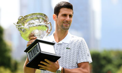 ノバク・ジョコビッチ、自身8度目の全豪オープン制覇 体調不良も跳ね除けての逆転勝利 ノバク・ジョコビッチ、自身8度目の全豪オープン制覇 体調不良も跳ね除けての逆転勝利