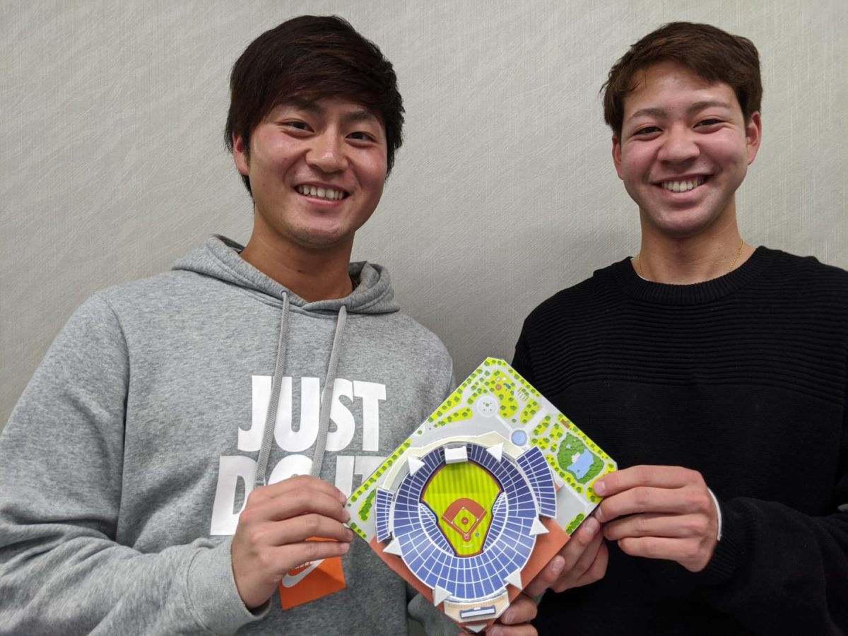 横浜スタジアムのペーパークラフトが無料公開　平良拳太郎は開幕へ向け「しっかり準備」