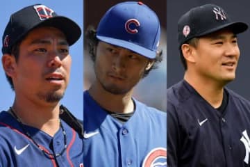 【MLB】前田健太が9日先発を報告　田中将大＆ダルビッシュ登場で豪華3人“絶妙掛け合い”披露