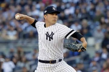 【MLB 地区S】田中将大、初回ピンチも32発ロサリオを併殺打斬り　無失点スタート
