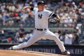 【MLB】田中将大、6回5失点も日米通算170勝　女房役称賛「弱い当たりをたくさん取れた」