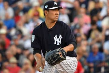 【MLB】開幕投手の田中将大は4回途中2失点　367億円男ハーパーを空振り三振斬り