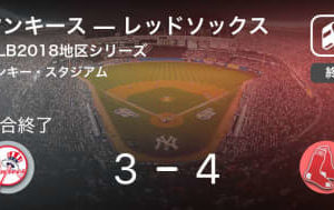 【MLB地区シリーズ】田中将大所属のヤンキースはここで敗退！