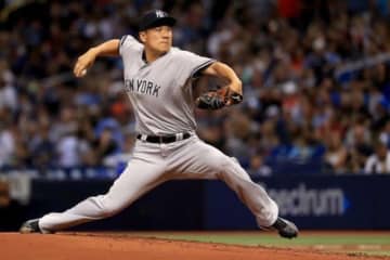 【MLB】田中将大、レイズ戦で快投中　3回を終えて無安打5奪三振　好守備でも魅せる