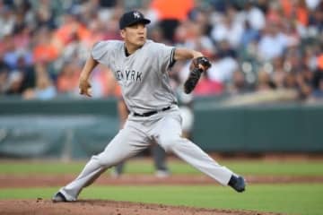 【MLB】田中将大、4回に先制を許す　2死走者無しからピンチを招き2点失う