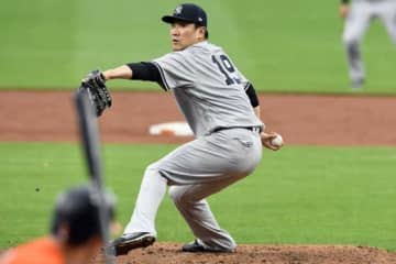 【MLB】田中将大、米通算117試合目で700奪三振到達　ヤンキース史上24人目