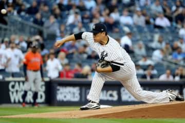 ヤンキース8年ぶりWS進出王手、田中将大7回8K無失点の圧巻投球で勝利