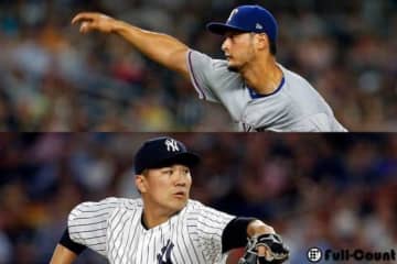 田中将大VSダルビッシュ、7回まで互いに譲らず2安打無失点、計17奪三振！