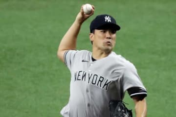 【MLB】田中将大、筒香に2打数無安打の貫録勝ち　5回1安打5奪三振無失点の快投で降板