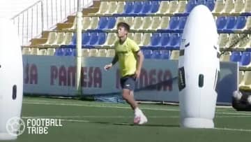 久保建英、トレーニング中に見事なバックヒールショット。映像はこちら…
