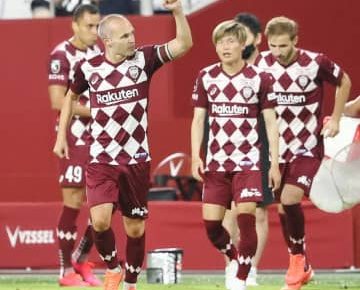 神戸MFイニエスタの魔法で今季初3連勝　計9得点中8得点に絡み「悪い流れ断ち切った」