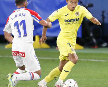 ビリャレアル久保建英、途中出場