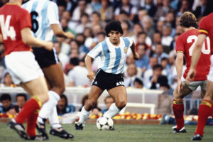 アルゼンチン代表としてワールカップに4度出場したディエゴ・マラドーナ　(C)Getty Images