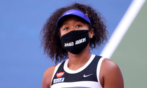 全米オープンではマスク着用を通じて人種差別への思いを表した大坂なおみ　(C)Getty Images