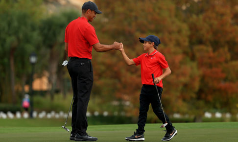 【ゴルフ】タイガー・ウッズの11歳息子は「恐れ知らず」　父のライバルが才能に太鼓判