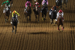 日本馬2頭のワン・ツーとなったリヤドダートスプリント。左がコパノキッキング、右はマテラスカイ　(C)Getty Images