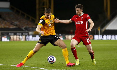 【サッカー】リバプール、ジョッタの決勝ゴールでウォルバーハンプトンを下す