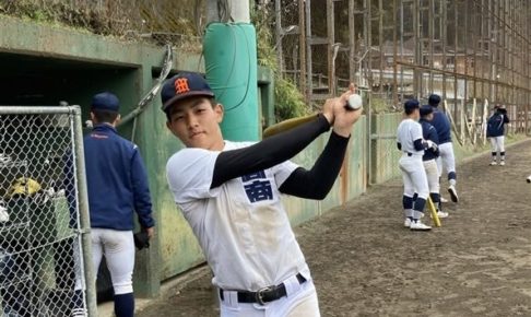 九州大会の2打席連発で高校通算26本塁打　52年ぶりの選抜に導いた宮崎商の主砲