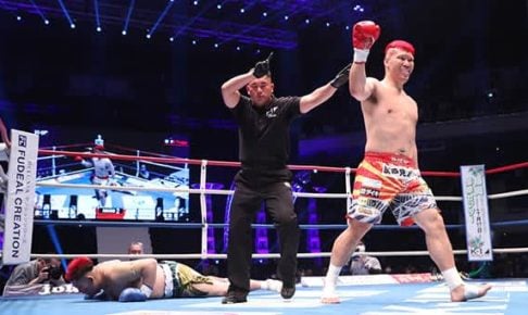 【K-1】京太郎が〝復帰戦〟KO完勝「勝ったら芸能人と付き合えると聞いた」