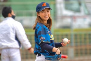 最速120キロの美女左腕・笹川萌が語る「野球と私」前編・白球を追い続けた学生時代