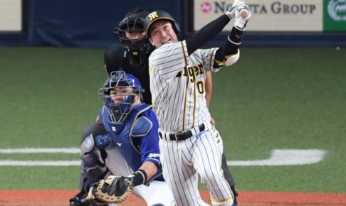 阪神が劇的サヨナラ勝ち！今季から加入の山本が決めた！引き分け寸前9回2死でドラマ