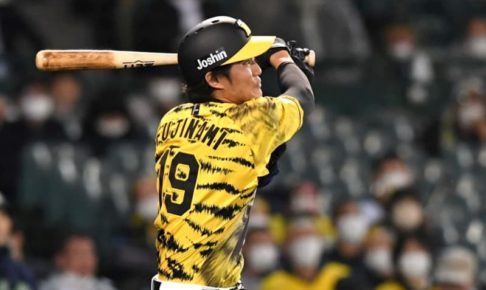 藤浪が驚がくの先制2ラン　甲子園の左翼席にズドン　プロでは初の聖地弾！