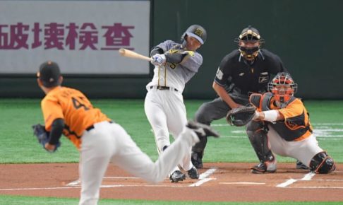 阪神・近本が先頭打者弾、マルテも3戦連発　先制すれば16連勝の阪神が先手を奪う