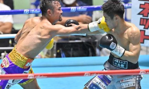 比嘉大吾、初防衛戦で判定負け　大湾硫斗は4回TKO勝ち