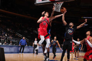NBAラプターズの渡辺は3得点
