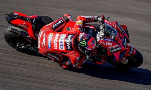 MotoGP第4戦スペインGP：初日総合トップはバニャイア。前戦で右鎖骨を痛めた中上は6番手につける