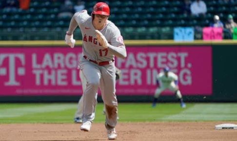【MLB】大谷翔平、登板前日出場も今季初の2試合連続無安打　メジャー初の1試合2盗塁で快足披露
