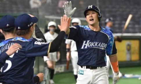 日本ハム・杉谷「前のめり魂打法」で2号ソロ「宮城投手という素晴らしい投手から…」