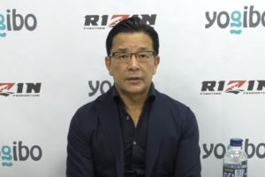 公式YouTubeで会見を行ったRIZIN・榊原CEO