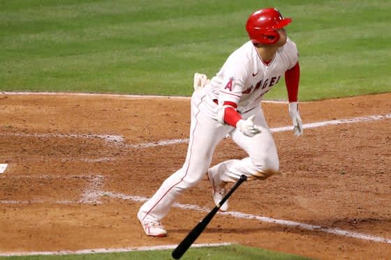 【MLB】大谷翔平、中堅フェンス直撃の適時三塁打! 技ありの一打で4試合ぶりマルチ安打 【MLB】大谷翔平、中堅フェンス直撃の適時三塁打! 技ありの一打で4試合ぶりマルチ安打