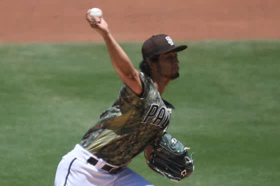 【MLB】ダルビッシュ、7回5奪三振1失点好投で5勝目「うまいこと配球で抑えた」 【MLB】ダルビッシュ、7回5奪三振1失点好投で5勝目「うまいこと配球で抑えた」