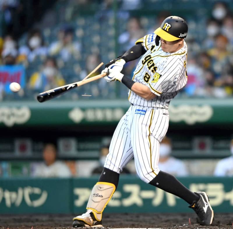 阪神ドラ1佐藤輝、交流戦初安打 ロッテ・佐々木朗も撃つ!“怪物対決”へ気合 阪神ドラ1佐藤輝、交流戦初安打 ロッテ・佐々木朗も撃つ!“怪物対決”へ気合