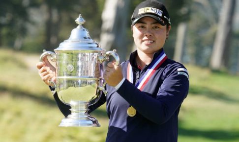 ゴルフ＝19歳笹生が全米女子オープン制覇、史上最年少