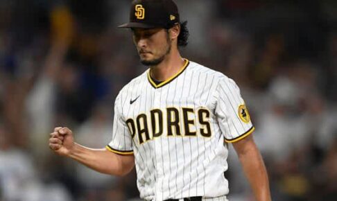 ダルビッシュ、日本人3位タイの78勝目　6回1失点11KでMLB史上最速1500奪三振も達成