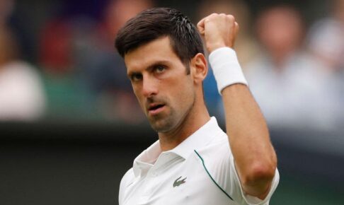 テニス＝前回王者ジョコビッチ、ウィンブルドン初戦で逆転勝ち