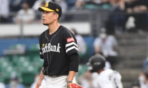 五輪代表のソフトバンク千賀、大乱調三回途中10失点KO