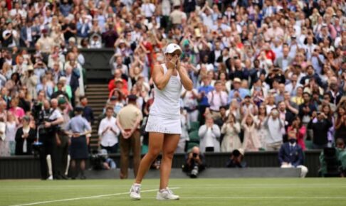 世界1位バーティ 涙のウィンブルドン初優勝　GS制覇は2019年全仏OP以来2度目