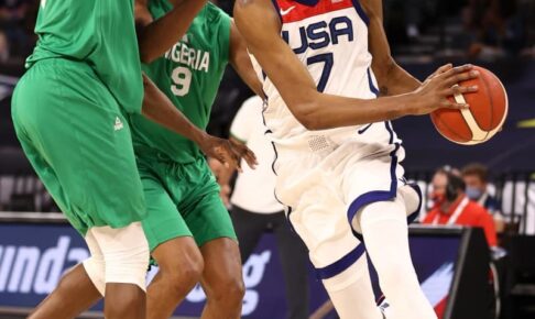 バスケ、米がナイジェリアに黒星　男子五輪代表、強化試合