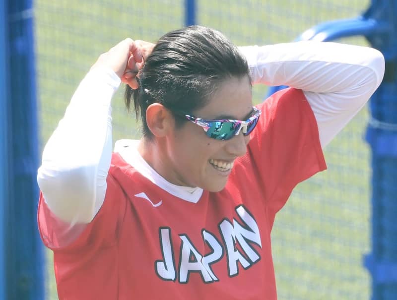 上野由岐子　13年ぶり五輪へ前日調整　侍ヘアは「結べるだけ伸びた　そういう運命」