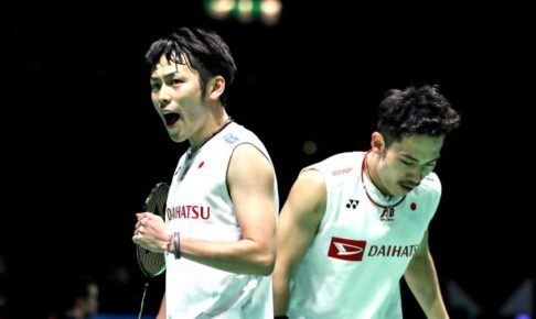 “ソノカム”園田・嘉村ペア、知られざるダブルス結成秘話“風呂場での誓い”。日本バドミントン男子初メダルへの道程