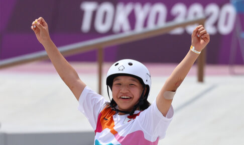 【東京五輪／スケートボード】13歳・西矢椛が日本最年少金メダル　「周りの人が励ましてくれた」