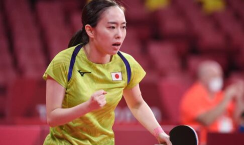 石川佳純　日本勢8強一番乗り！水谷・伊藤の混合金に「最高の試合をしてくれて、本当に刺激になりました」